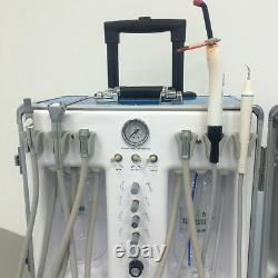 Portable Dental Unit With Air Compressor +Dental Air Scaler Sonic Hygienist 2/4H