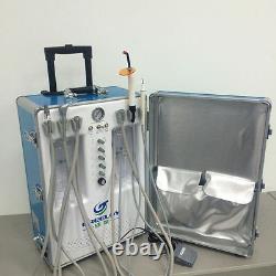 Portable Dental Unit With Air Compressor +Dental Air Scaler Sonic Hygienist 2/4H