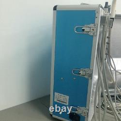 Portable Dental Unit With Air Compressor +Dental Chair+High Low Speed Handpieces
