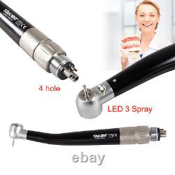 SANDENT Dental High Speed/E-generator/Fiber Optic LED Handpiece/4/6H Coupler UK
