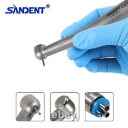 SANDENT NSK Style Dental Push Button High Speed Turbine Handpiece 2/4-Hole UK