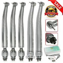 USA 5 KAVO Style Dental High Speed Handpiece +Quick Coupler 4 Holes Coupling