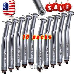 10 Packs Sandent Nsk Style Dental High Speed Push Button Clean 4h USA