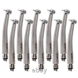 10 pièces NSK Style Dental Fast High Speed Handpiece Push Button 4 trous SANDENT UK