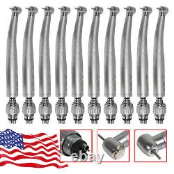 10dental High Speed Turbine Handpiece 4 Hole Quick Coupler Coupling Fit Kavo