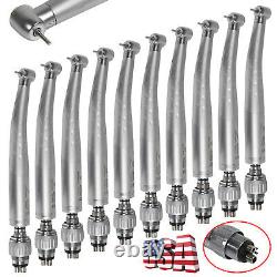 10dental High Speed Turbine Handpiece 4 Hole Quick Coupler Coupling Fit Kavo