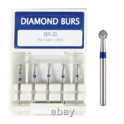 5/100/1000 Dental Diamond Burs Perceuse Moyenne Fg1.6mm Fit Pièce À Main Haute Vitesse A1