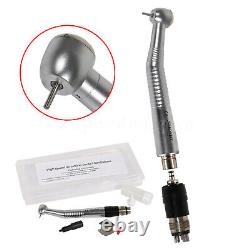 5dental High Speed Big Head Handpiece Push With 4 Holes Coupler Swivel Fit Nsk