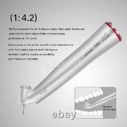 Azdent Dental Handpiece 45°electric Contra Angle Fiber Optic 14.2 Augmentation