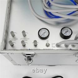 Boîtier Portable D’unité De Livraison Dentaire + Compresseur Tube À Grande Vitesse Handpiece 4h