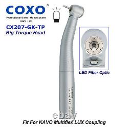 COXO Dental High Speed LED Accouplement Fibre Optique S'adapte à la pièce à main KaVo NSK Sirona GW