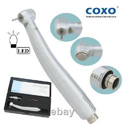 COXO Dental LED E-générateur haute vitesse turbine NSK pièce à main avec couplage 2/4 trous Royaume-Uni