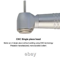 COXO Turbine à haute vitesse avec générateur à LED pour pièce à main dentaire 4 trous Midwest CX207-F