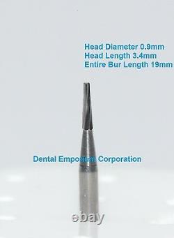 Dental Carbide Burs Fg # 169 Fissure Conique Pour Handpiece Haute Vitesse 100/pk
