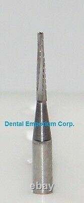Dental Carbide Burs Fg# 699l Tapered Fissure Crosscut High Speed HP 100 Paquet