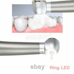 Dental E-generator Shadowless Ring Led Céramique Haute Vitesse Pièce À Main 4 Trous