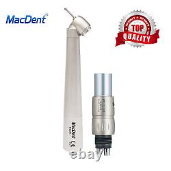 MacDent T450L Pièce à main dentaire chirurgicale en titane avec fibre optique à 45° et haute vitesse LED