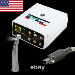 Nsk Style Dental Brushless Led Électrique Micro Moteur + 15 Fibre Optic Pièce À Main