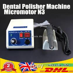 Polisseur dentaire Machine à polir N3 Micromoteur Pièce à main dentaire 35000 tr/min 3mm Bu