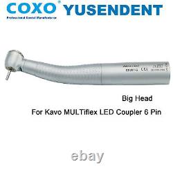 Turbine haute vitesse à fibre optique LED pour pièce à main dentaire COXO avec raccordement LED KaVo