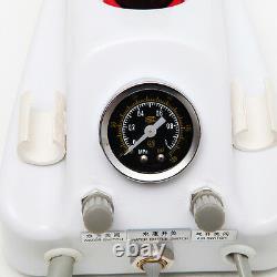 Unité Dentaire Portable De Turbine D’air De 4 Trous Avec Le Kit De Pièce À Main À Basse Et À Grande Vitesse+burs