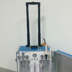 Unité Dentaire Portative Avec Compresseur D’air +chaise Dentaire+handpieces À Grande Vitesse
